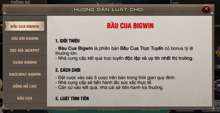 Bầu Cua BigWin Livestream Tại B52 Club Đỉnh Cao Giải Trí Dân Gian