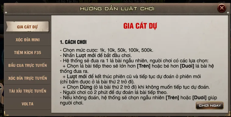 Bí Quyết Chơi Mini Gia Cát Dự Tại B52 Club Luôn Thắng Cho Người Mới 2026