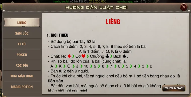 Liêng Tại B52 Club Trò Chơi Đổi Thưởng Đậm Chất Chiến Thuật
