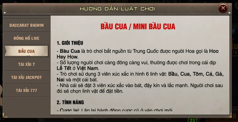 Bí Quyết Chơi Mini Bầu Cua Tại B52 Club Luôn Thắng Cho Mọi Game Thủ