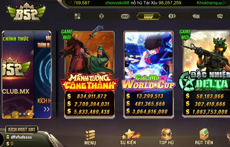 Xóc Đĩa Jackpot Livestream Tại B52 Club Sân Chơi Đổi Đời Đẳng Cấp