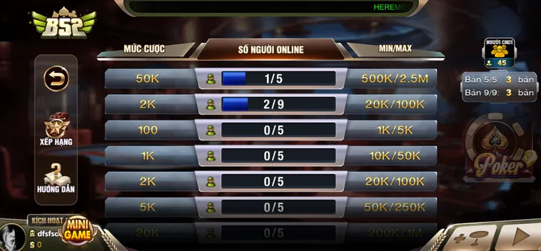 Poker Tại B52 Club Sân Chơi Trí Tuệ Đẳng Cấp Cho Bài Thủ