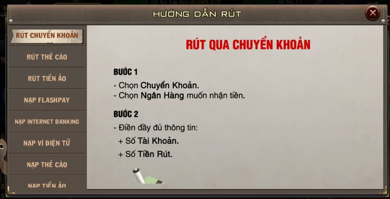Cách Rút Tiền B52 Club Về Tài Khoản Ngân Hàng Nhanh Gọn Trong 5 Phút