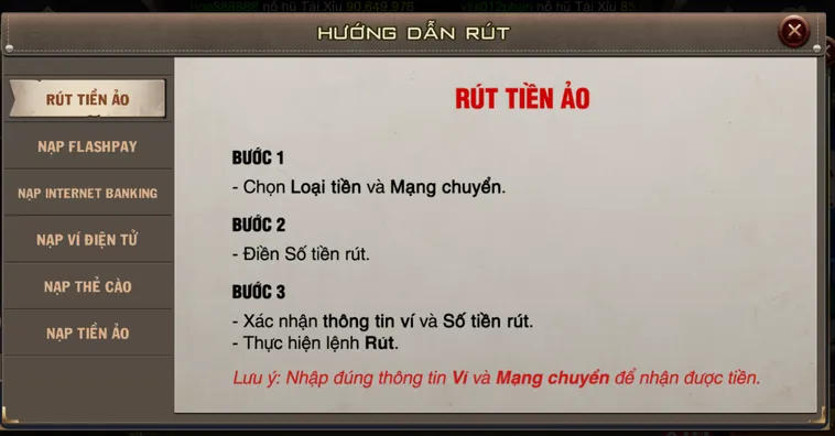 Cách Rút Tiền Ảo Tại B52 Club Nhanh Gọn Trong 5 Phút