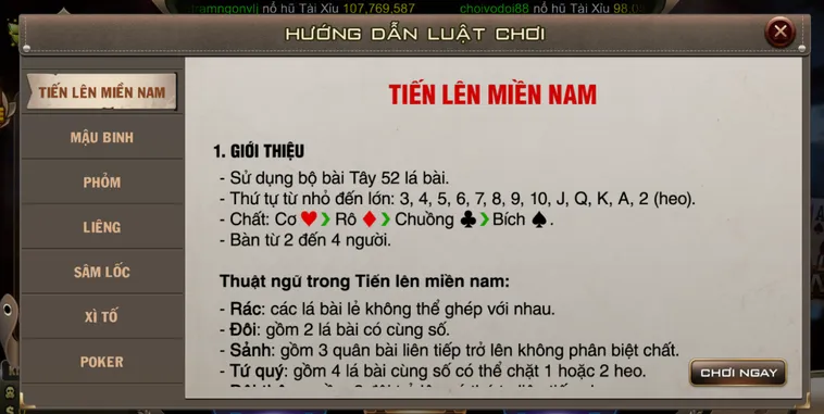 Bí Quyết Chơi Tiến Lên Miền Nam Tại B52 Club Luôn Thắng Cho Mọi Game Thủ