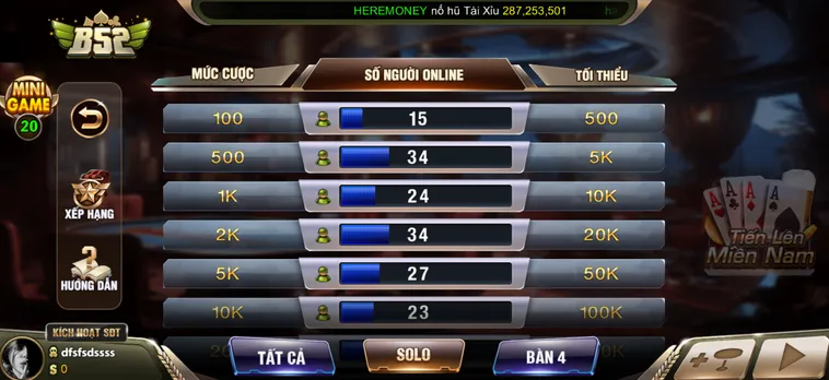 Bí Quyết Chơi Tiến Lên Miền Nam Tại B52 Club Luôn Thắng Cho Mọi Game Thủ