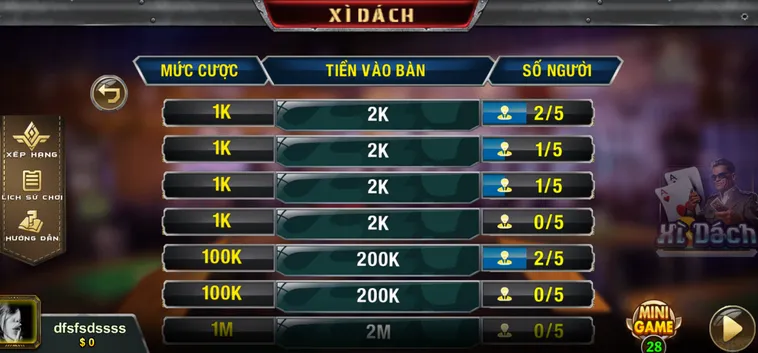 Xì Dách Tại B52 Club Đỉnh Cao Game Bài Đổi Thưởng Trực Tuyến